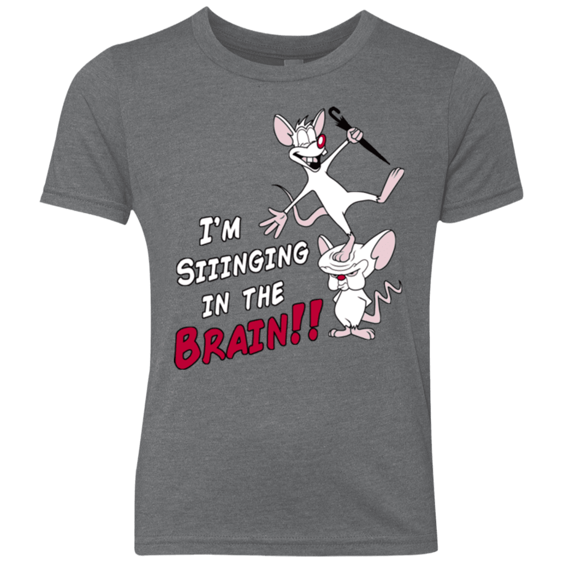 T-Shirts Premium Heather / YXS Singing In The Brain Youth Triblend T-Shirt