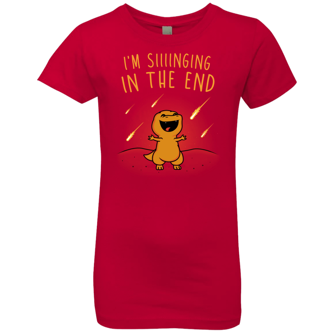 T-Shirts Red / YXS Singing in the End Girls Premium T-Shirt