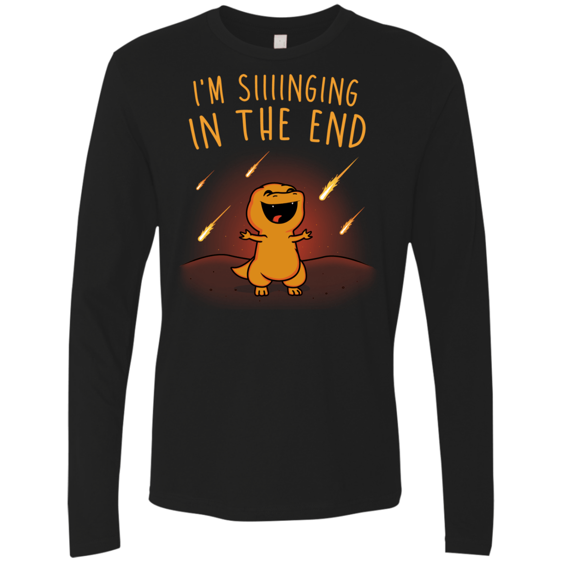 Singing in the End Men's Premium Long Sleeve
