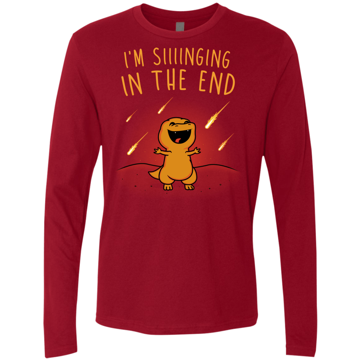 Singing in the End Men's Premium Long Sleeve