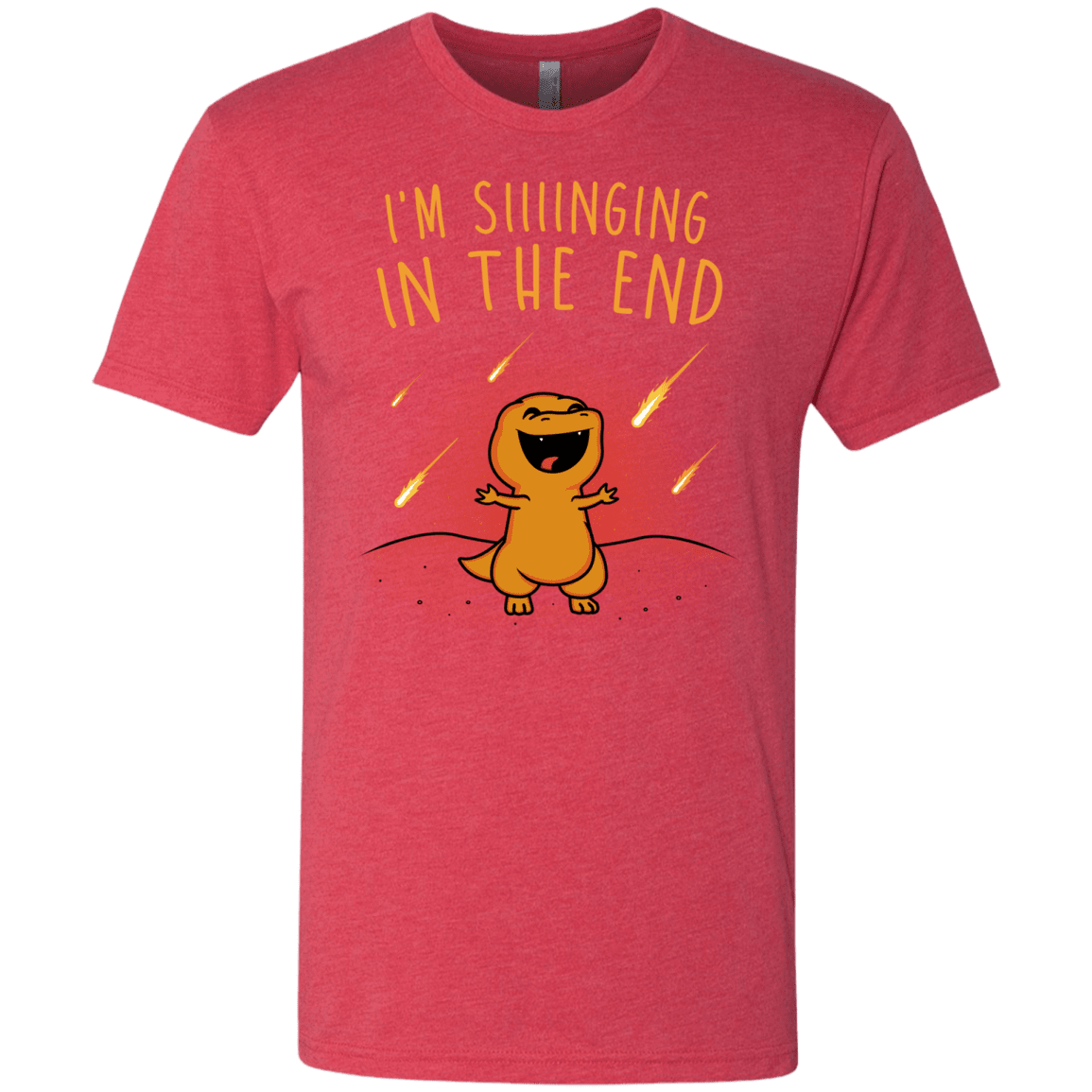 T-Shirts Vintage Red / S Singing in the End Men's Triblend T-Shirt