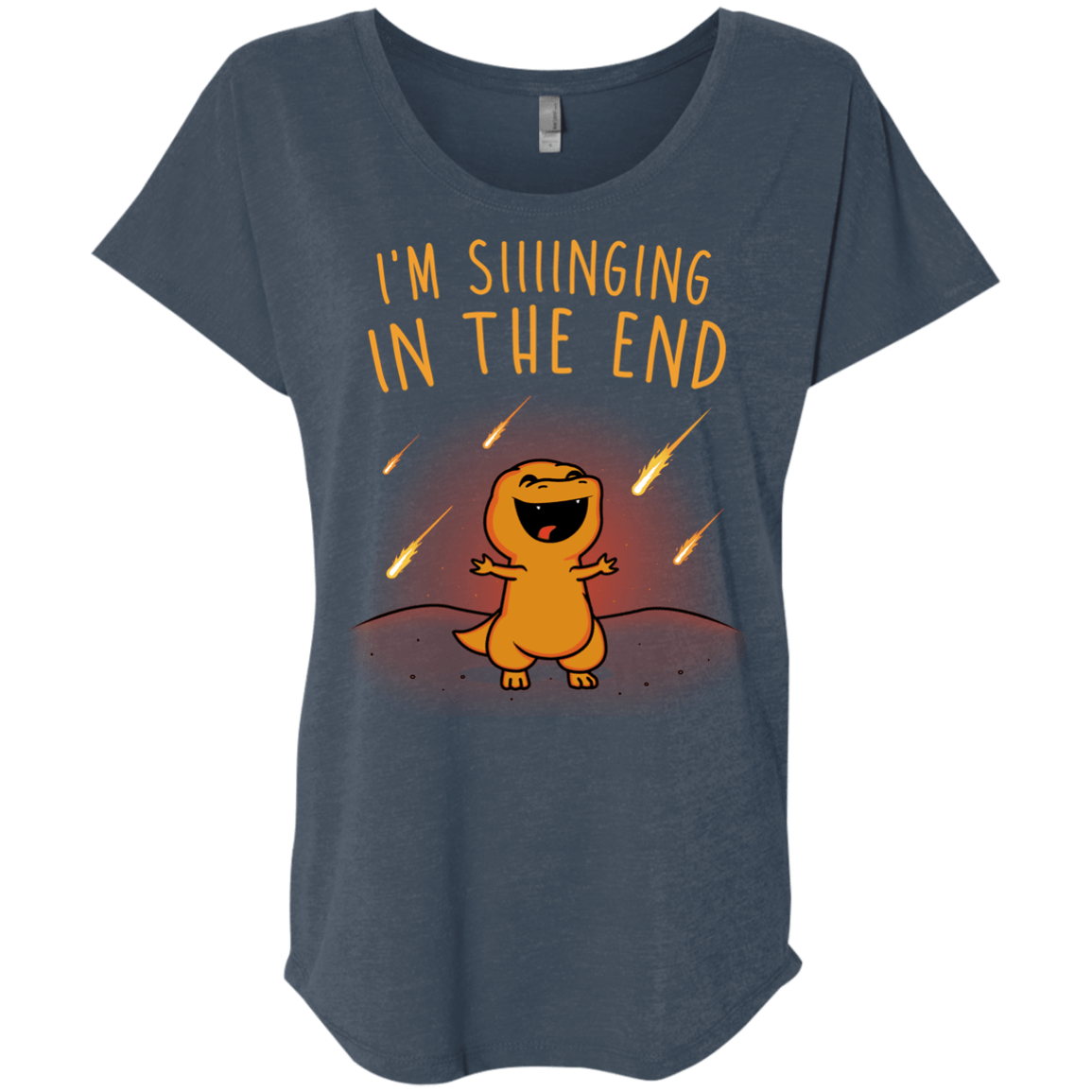 Singing in the End Triblend Dolman Sleeve