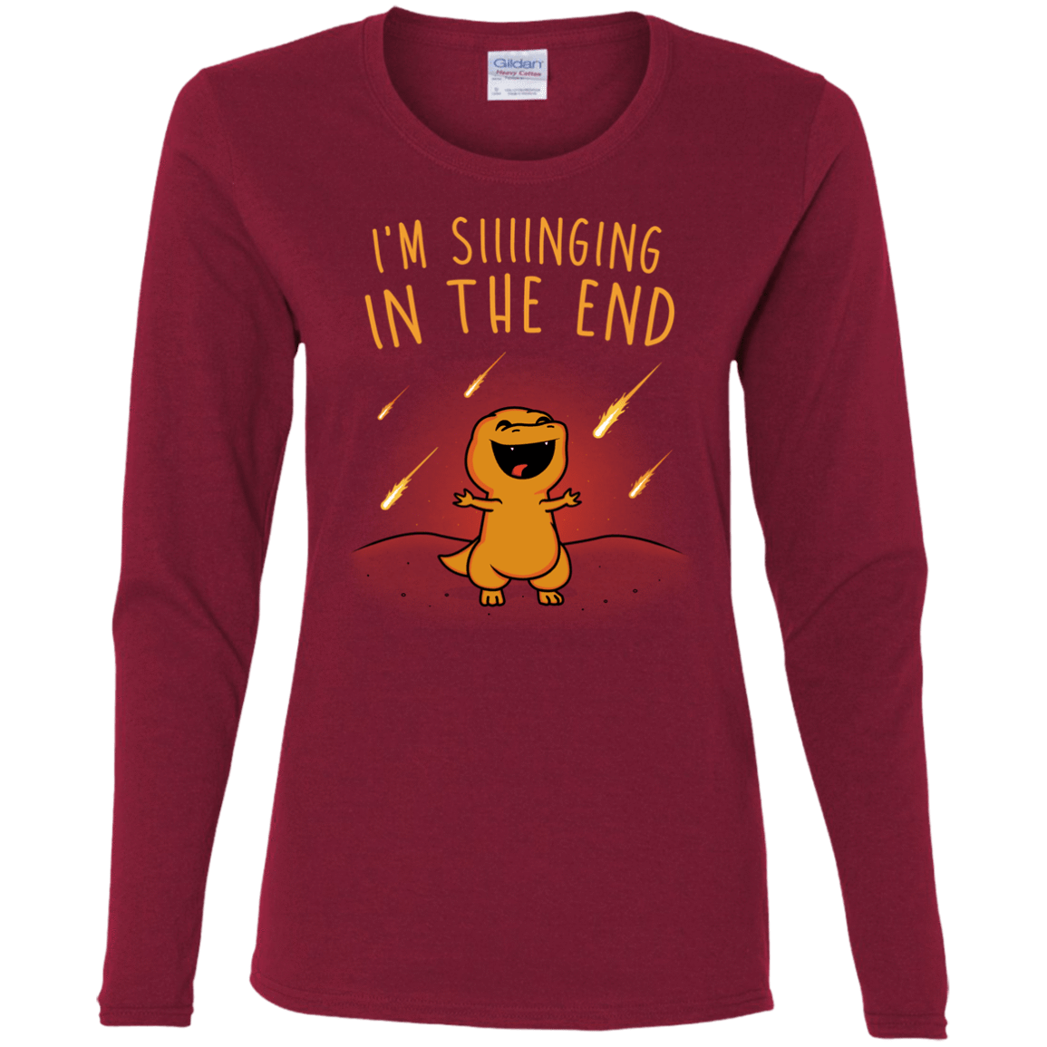 T-Shirts Cardinal / S Singing in the End Women's Long Sleeve T-Shirt