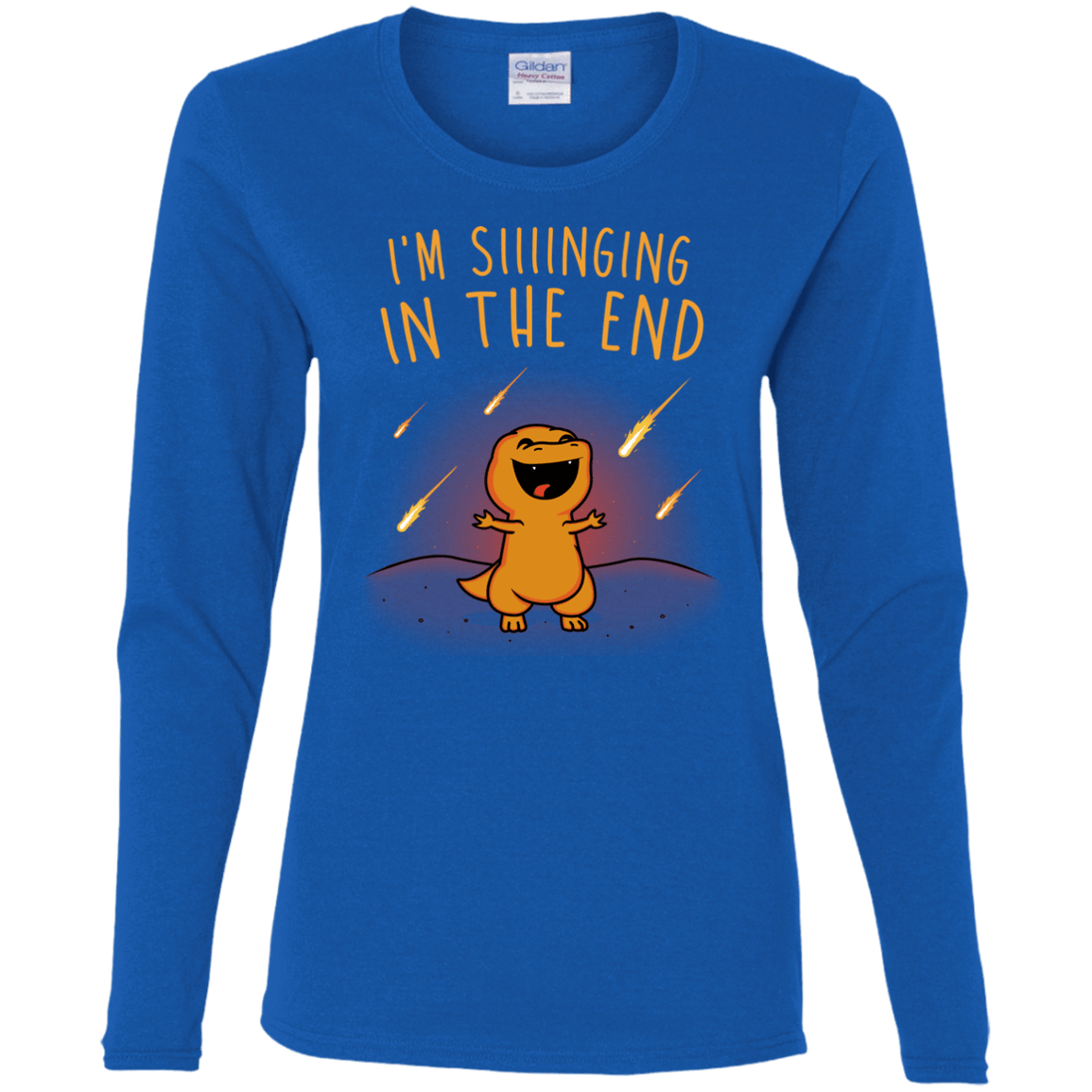 T-Shirts Royal / S Singing in the End Women's Long Sleeve T-Shirt