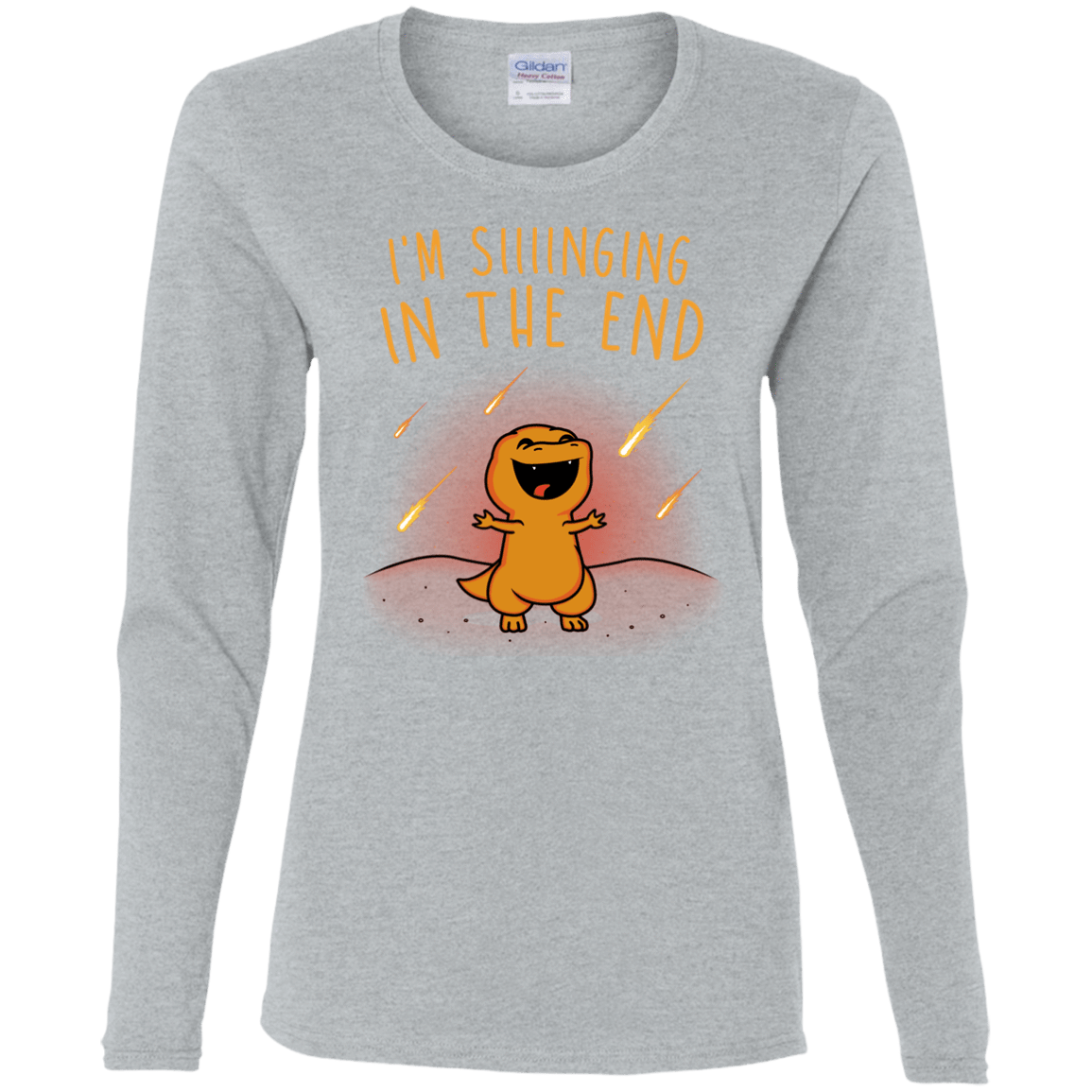 T-Shirts Sport Grey / S Singing in the End Women's Long Sleeve T-Shirt