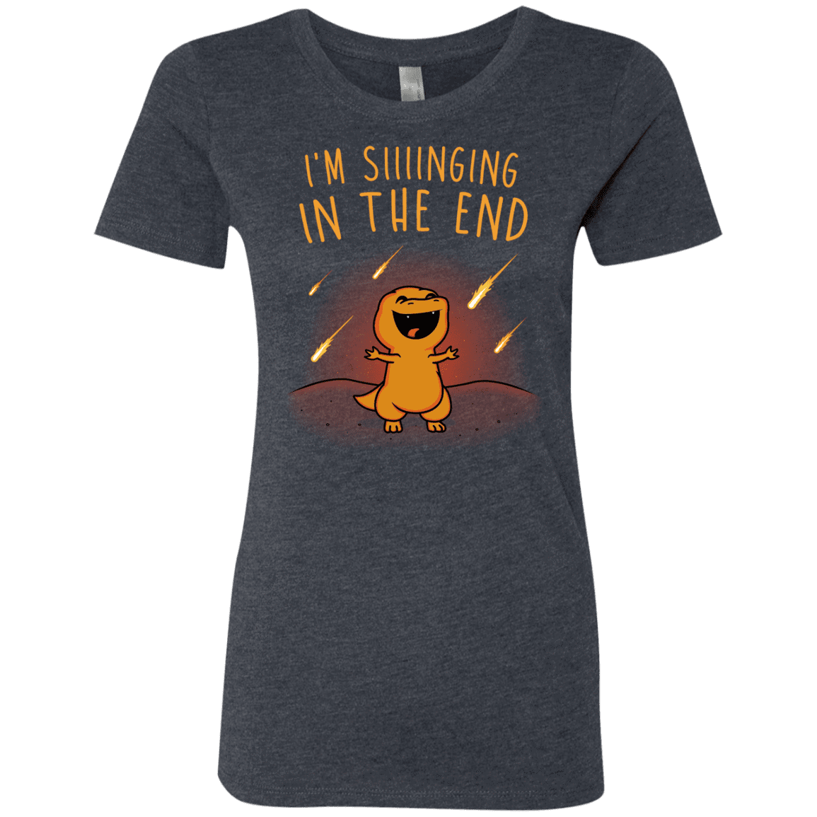 T-Shirts Vintage Navy / S Singing in the End Women's Triblend T-Shirt