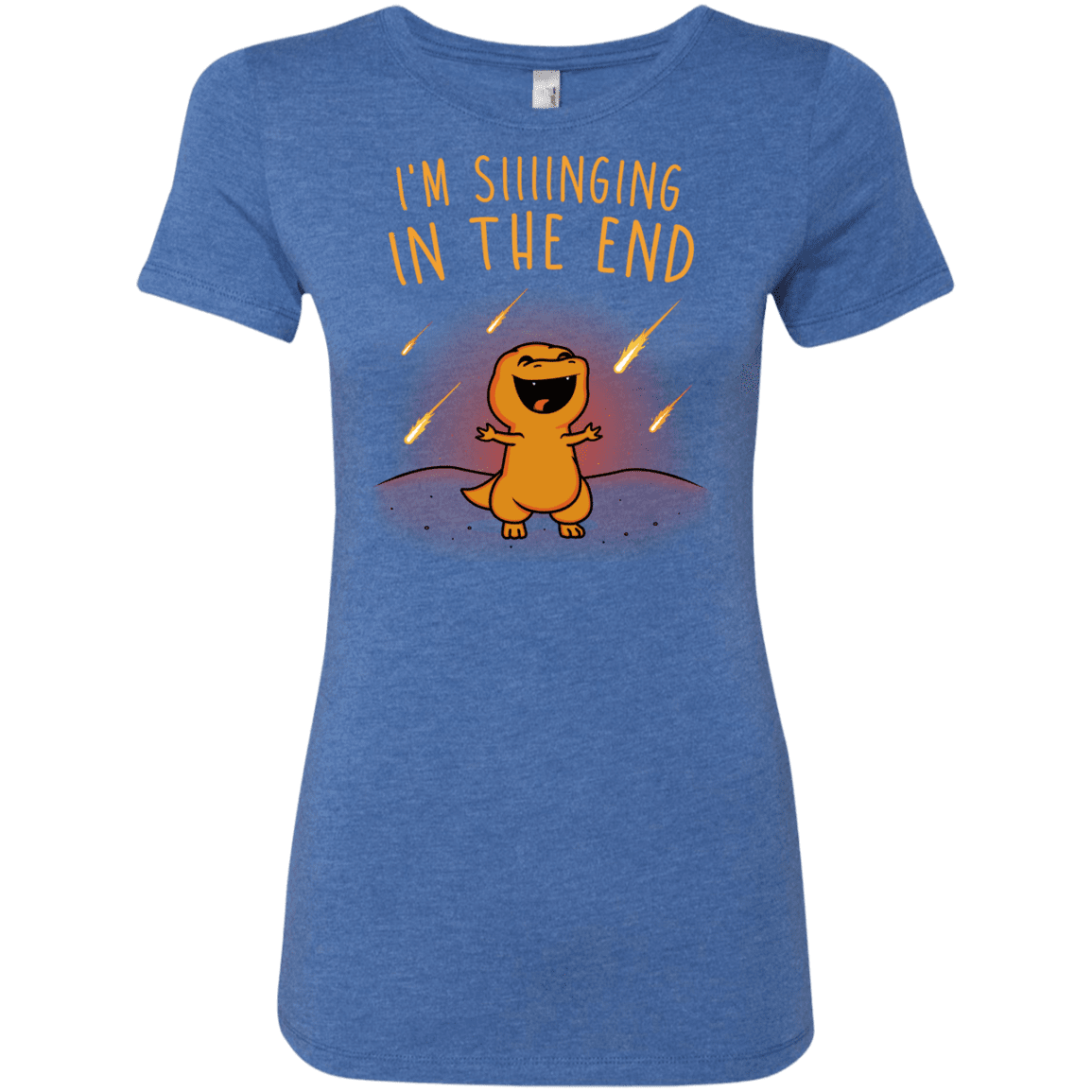 T-Shirts Vintage Royal / S Singing in the End Women's Triblend T-Shirt