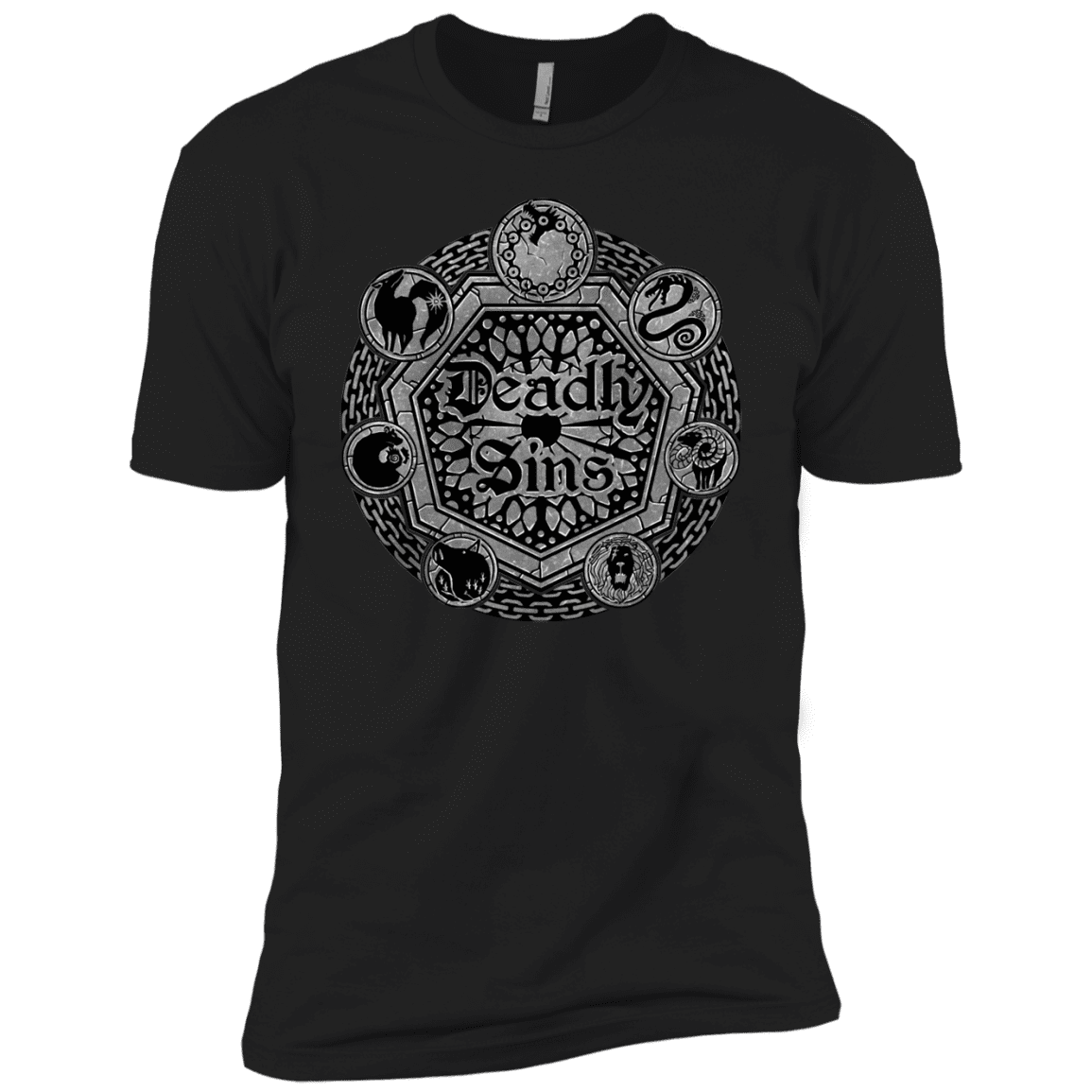 T-Shirts Black / YXS Sins Shield Boys Premium T-Shirt