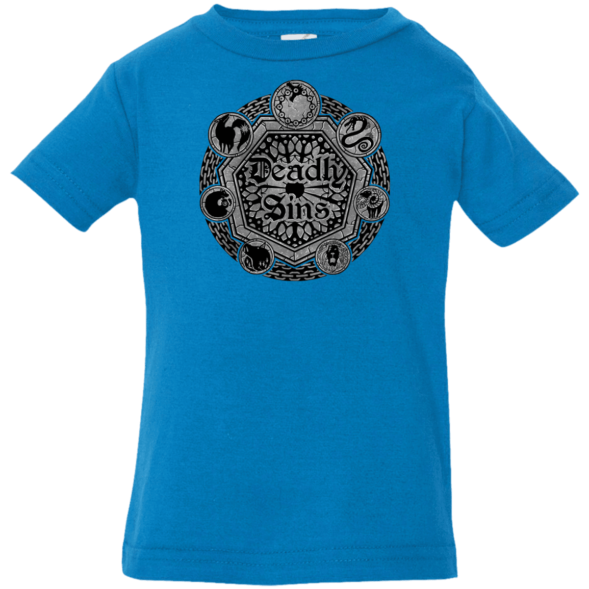 T-Shirts Cobalt / 6 Months Sins Shield Infant Premium T-Shirt