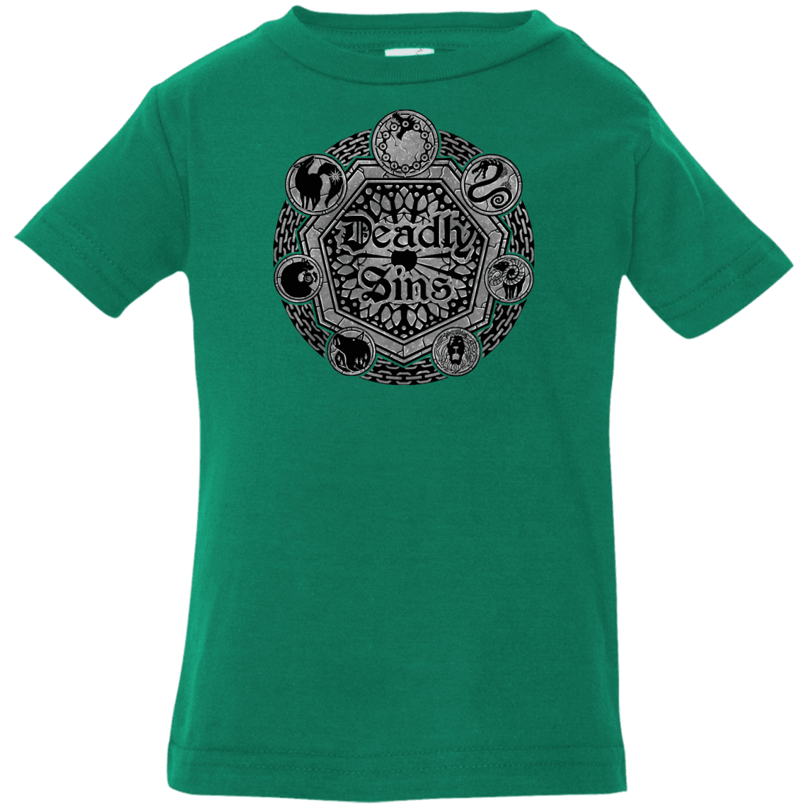 T-Shirts Kelly / 6 Months Sins Shield Infant Premium T-Shirt