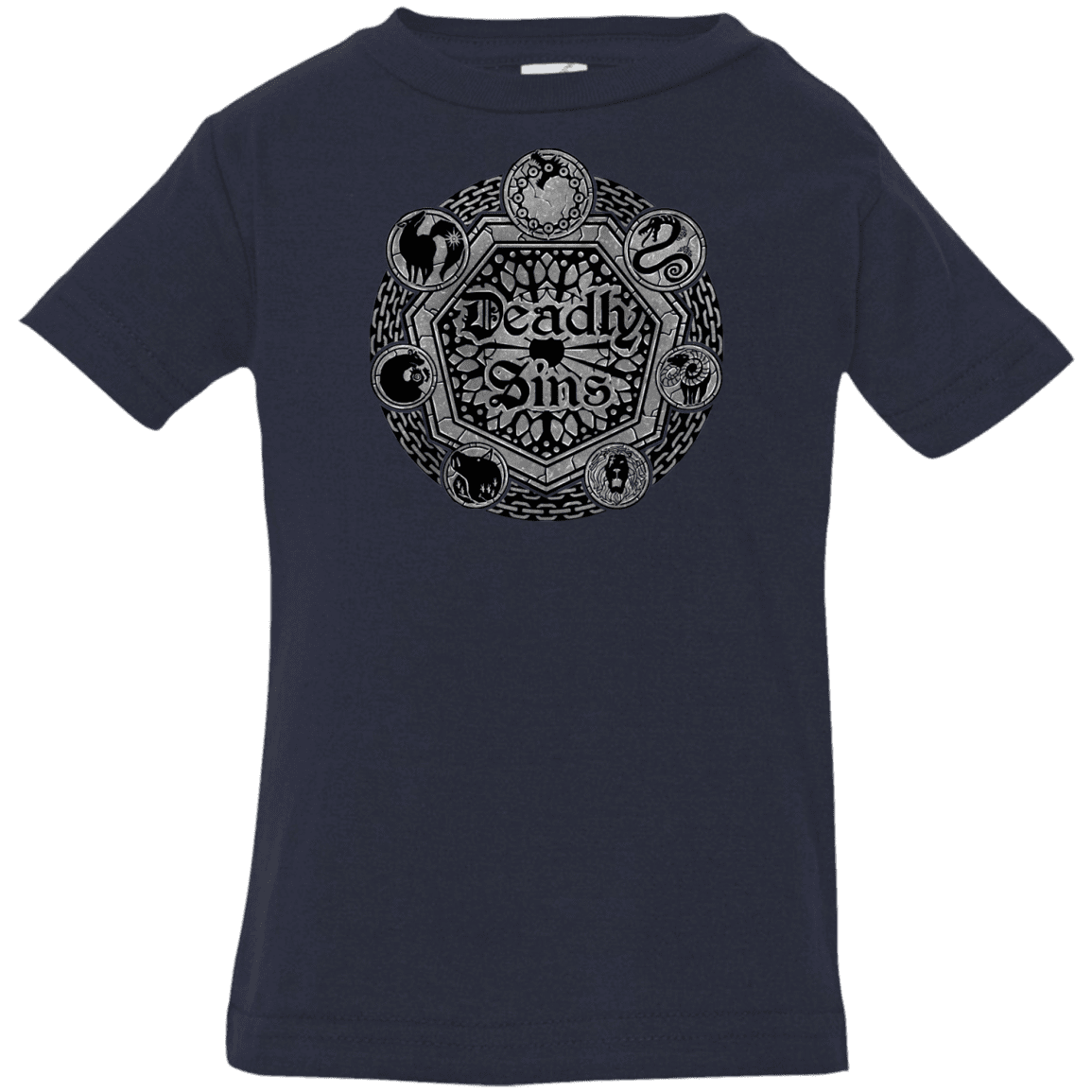 T-Shirts Navy / 6 Months Sins Shield Infant Premium T-Shirt