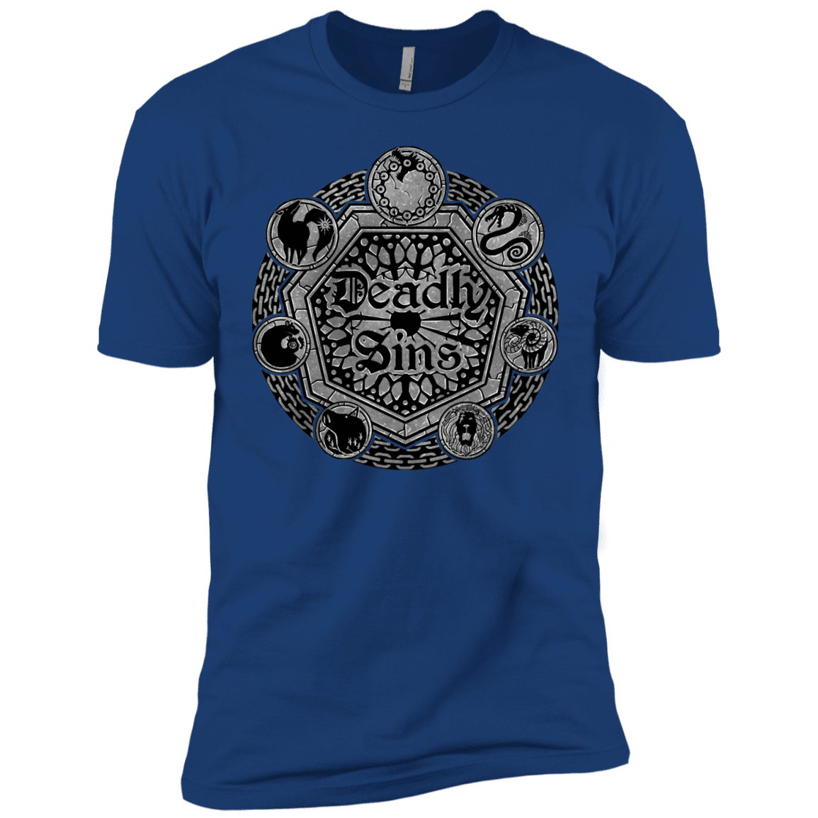 T-Shirts Royal / X-Small Sins Shield Men's Premium T-Shirt