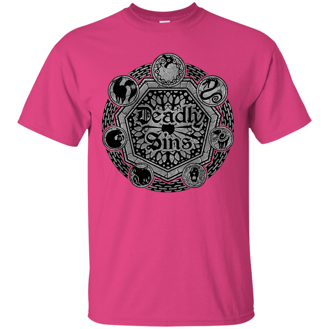 T-Shirts Heliconia / S Sins Shield T-Shirt