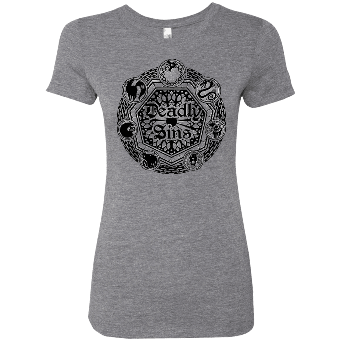 T-Shirts Premium Heather / S Sins Shield Women's Triblend T-Shirt