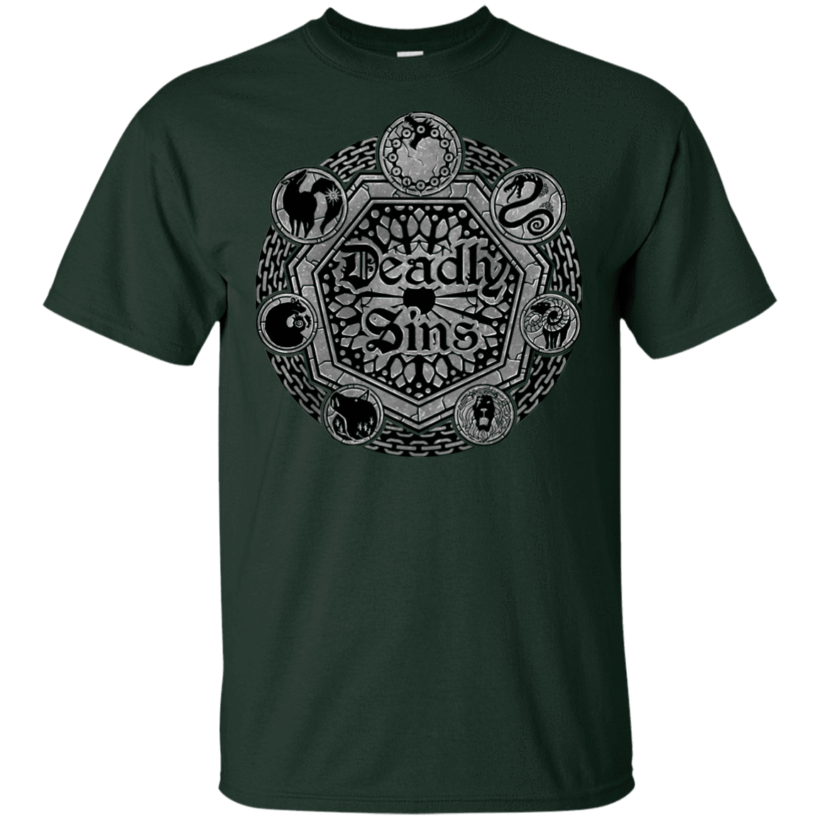T-Shirts Forest / YXS Sins Shield Youth T-Shirt