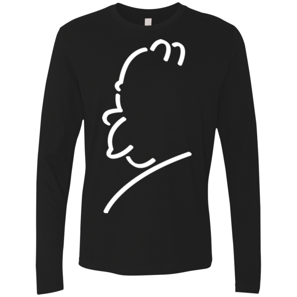 T-Shirts Black / Small Sir Alfred J Men's Premium Long Sleeve