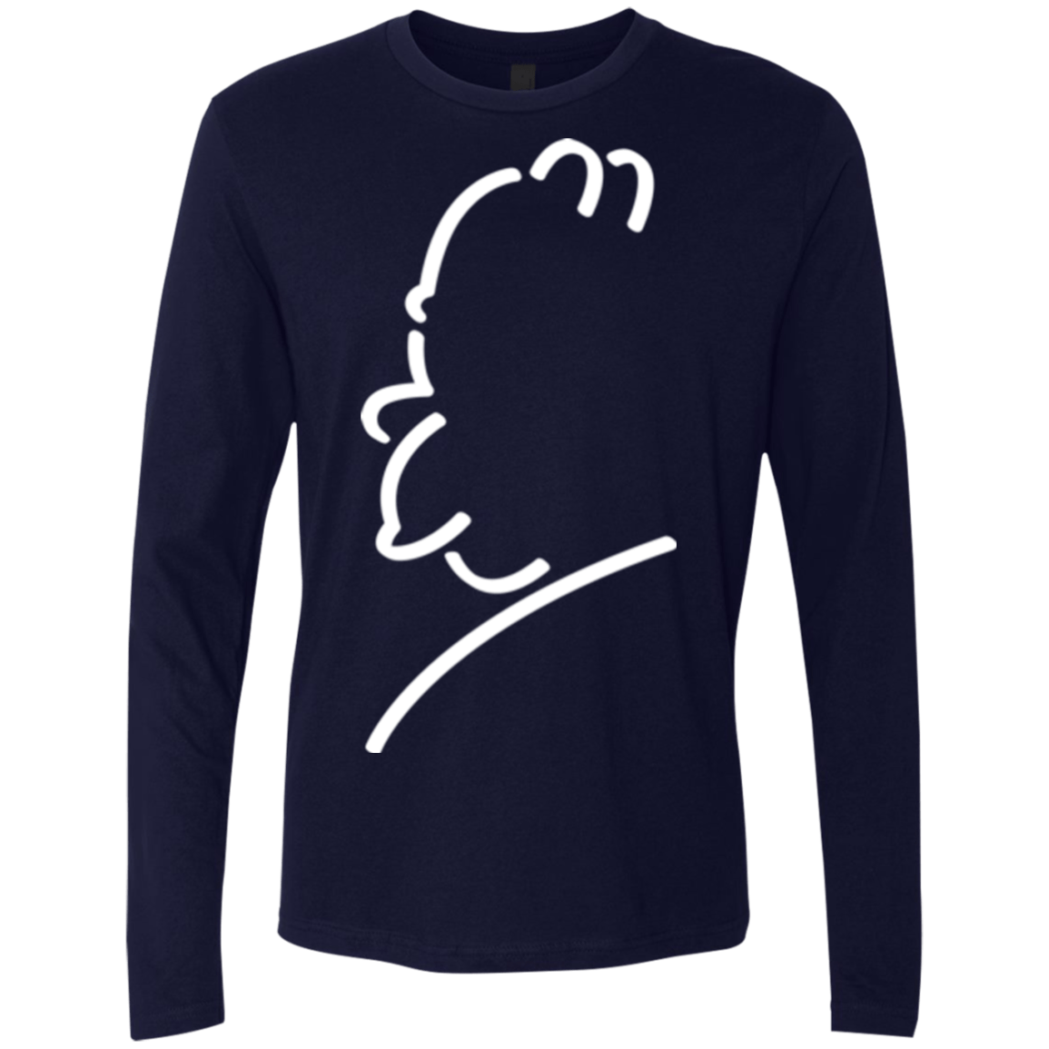 T-Shirts Midnight Navy / Small Sir Alfred J Men's Premium Long Sleeve