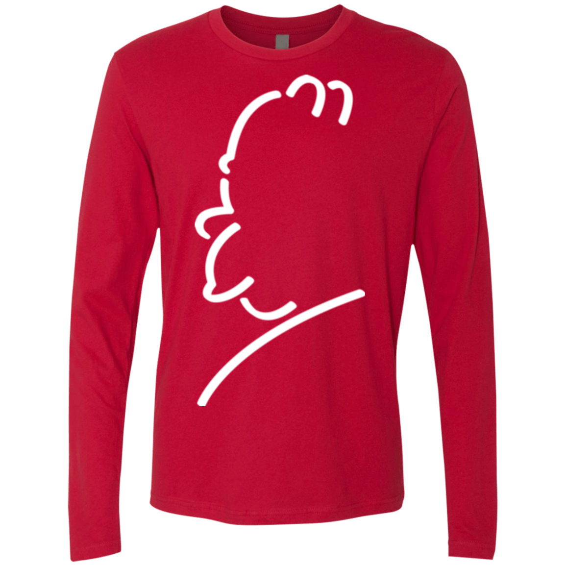 T-Shirts Red / Small Sir Alfred J Men's Premium Long Sleeve