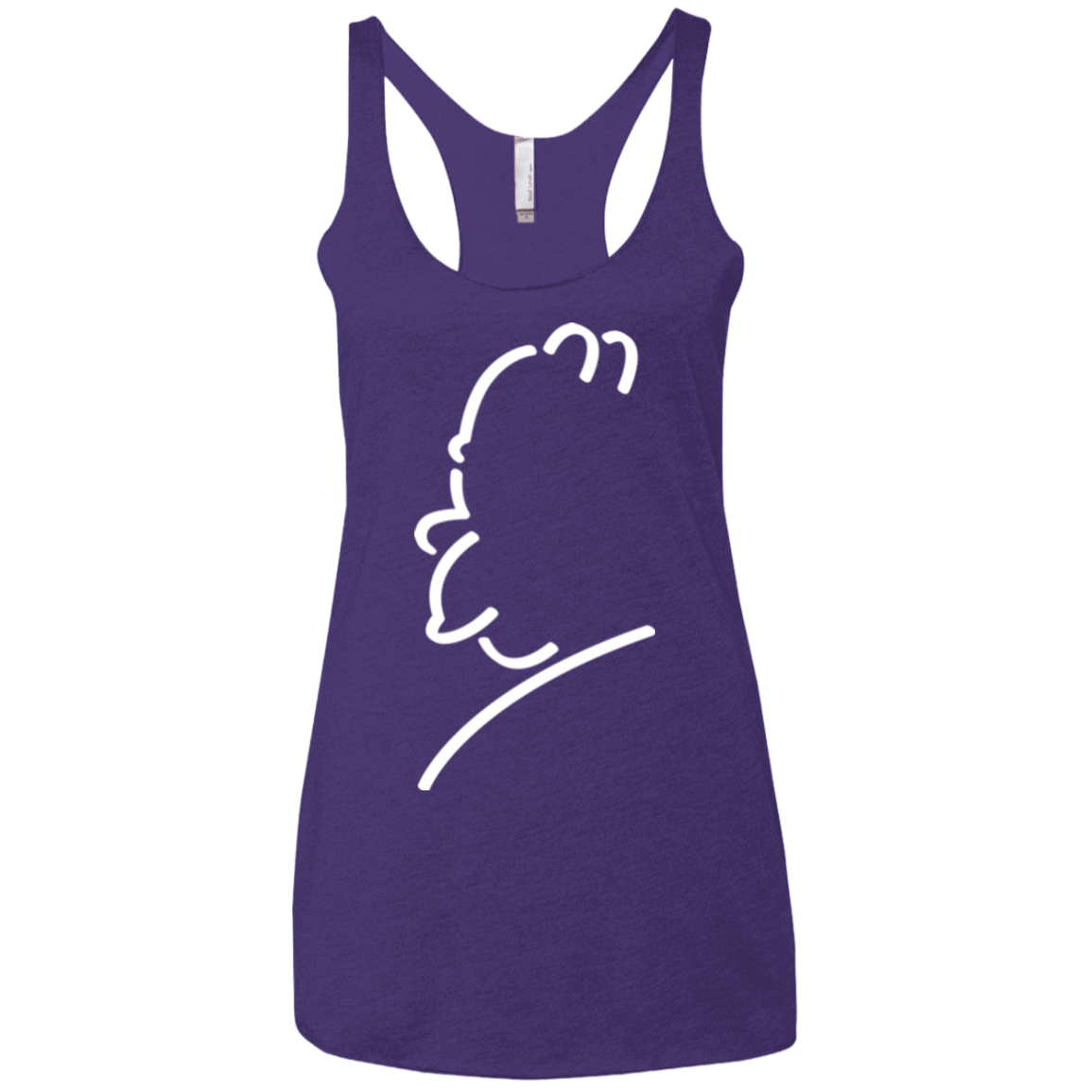 T-Shirts Purple / X-Small Sir Alfred J Women's Triblend Racerback Tank