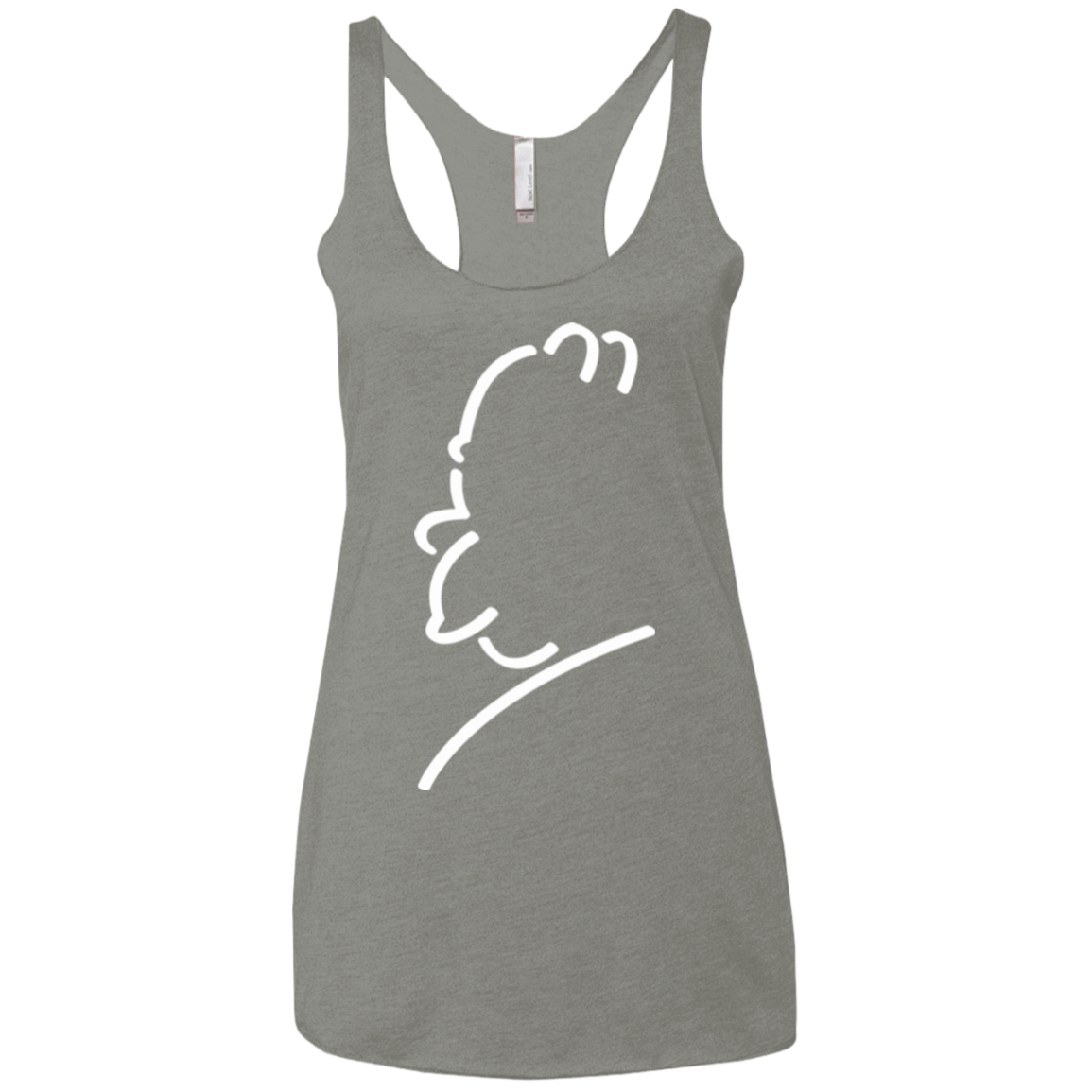 T-Shirts Venetian Grey / X-Small Sir Alfred J Women's Triblend Racerback Tank