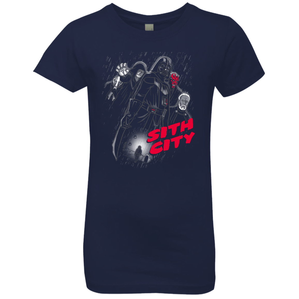 T-Shirts Midnight Navy / YXS Sith city Girls Premium T-Shirt