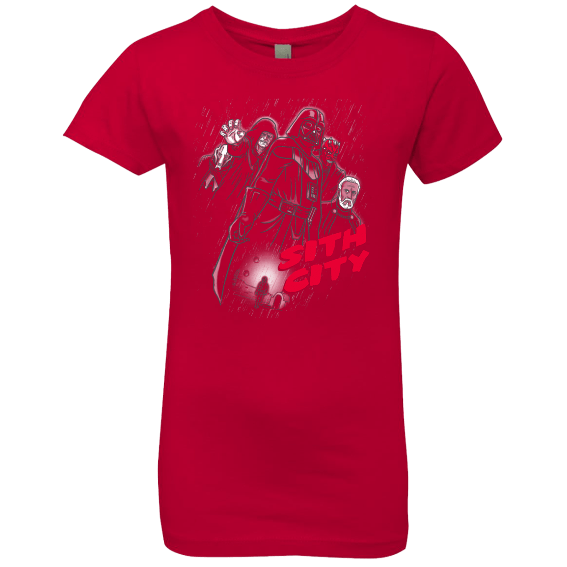 T-Shirts Red / YXS Sith city Girls Premium T-Shirt