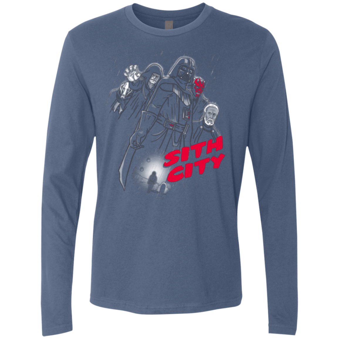 T-Shirts Indigo / Small Sith city Men's Premium Long Sleeve