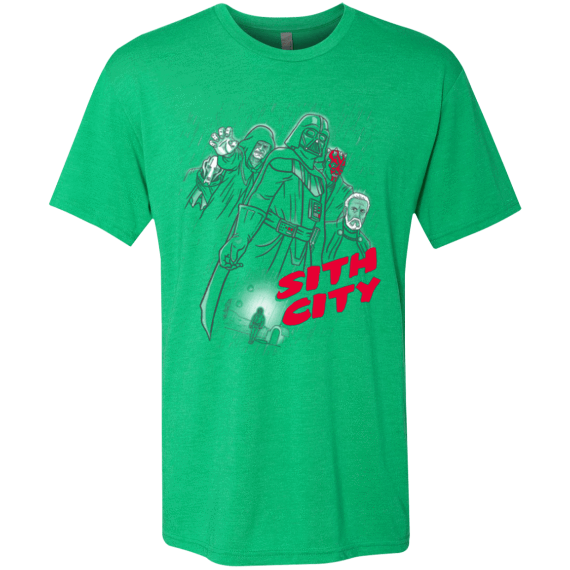 T-Shirts Envy / Small Sith city Men's Triblend T-Shirt