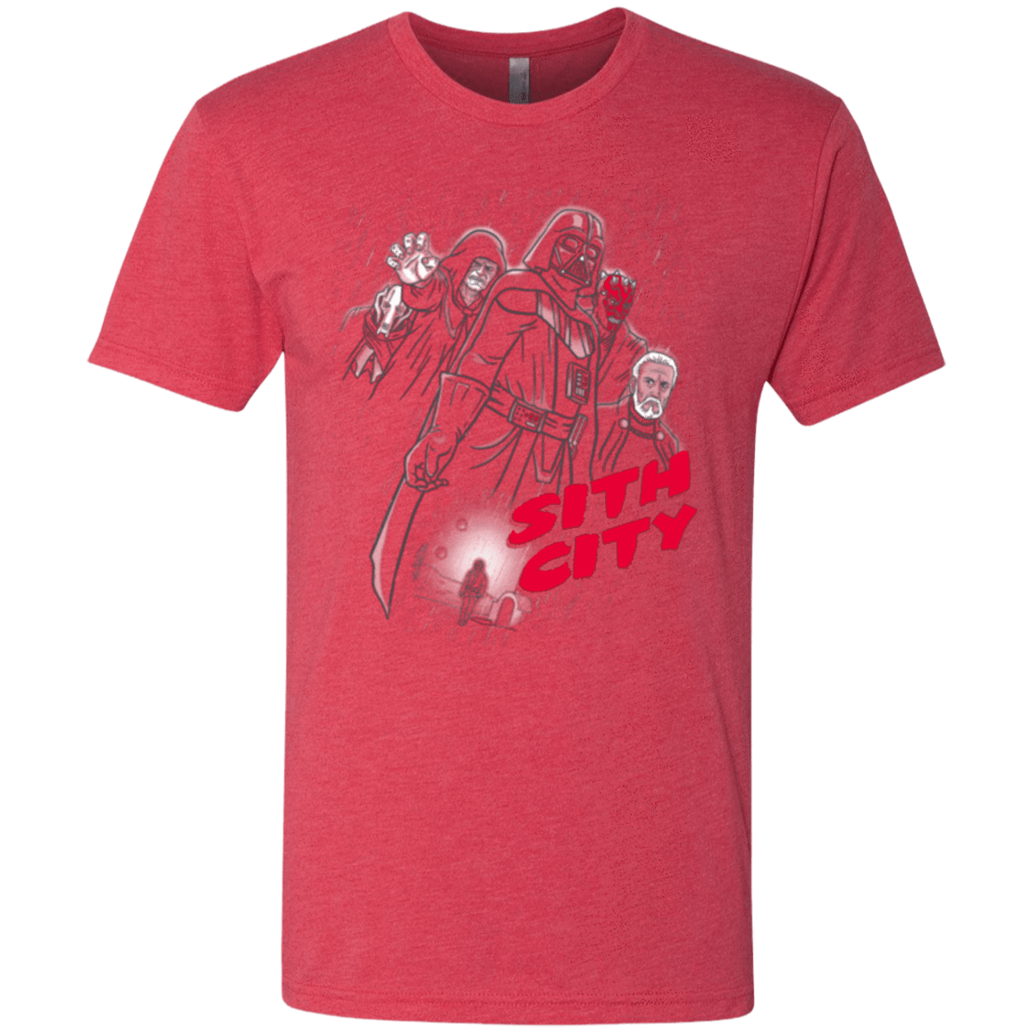 T-Shirts Vintage Red / Small Sith city Men's Triblend T-Shirt
