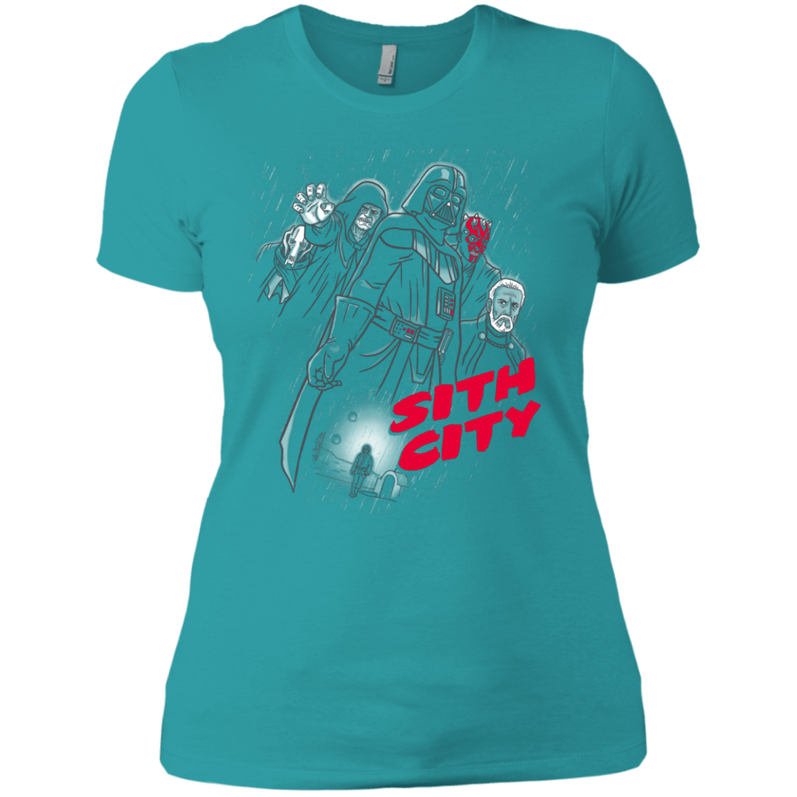 T-Shirts Tahiti Blue / X-Small Sith city Women's Premium T-Shirt