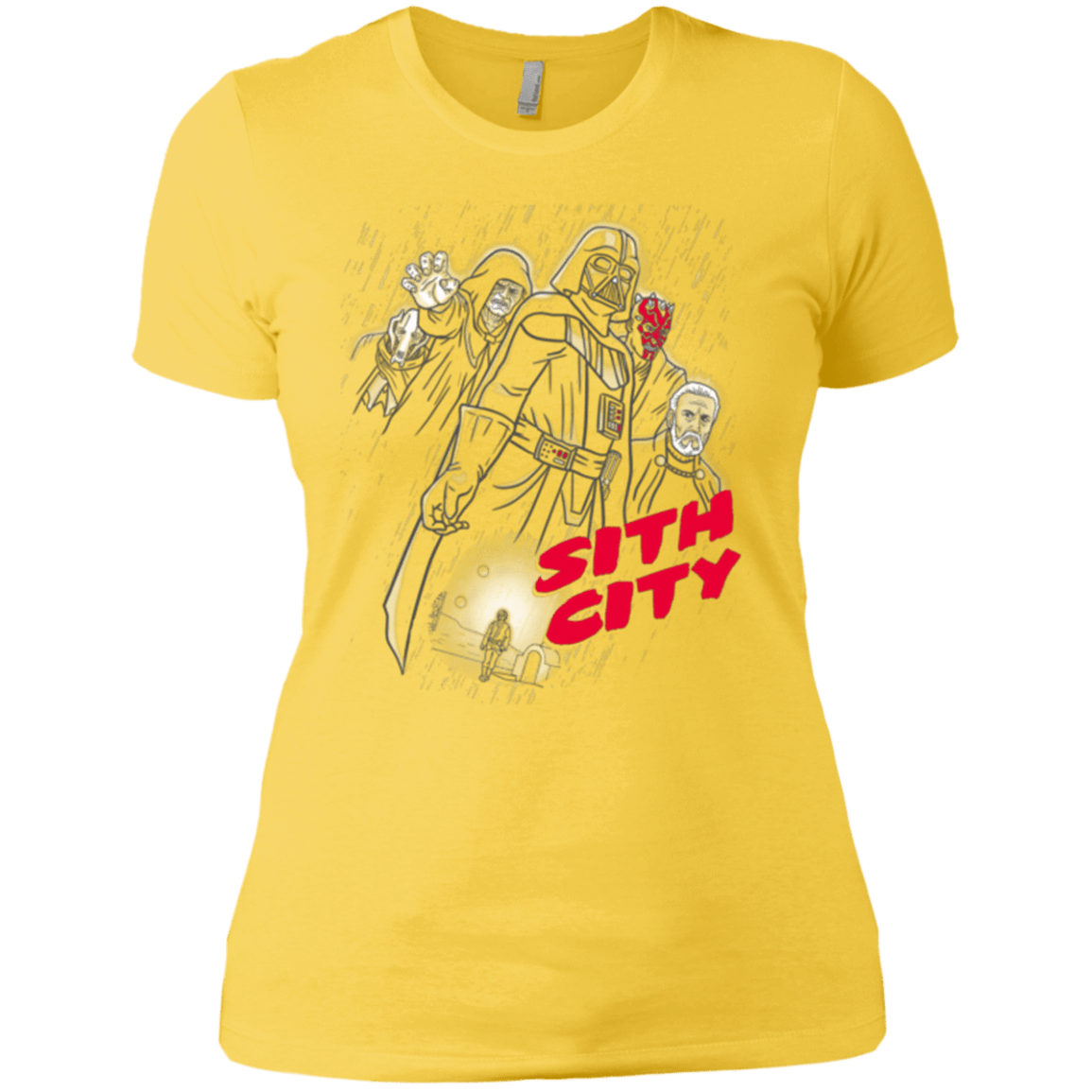 T-Shirts Vibrant Yellow / X-Small Sith city Women's Premium T-Shirt