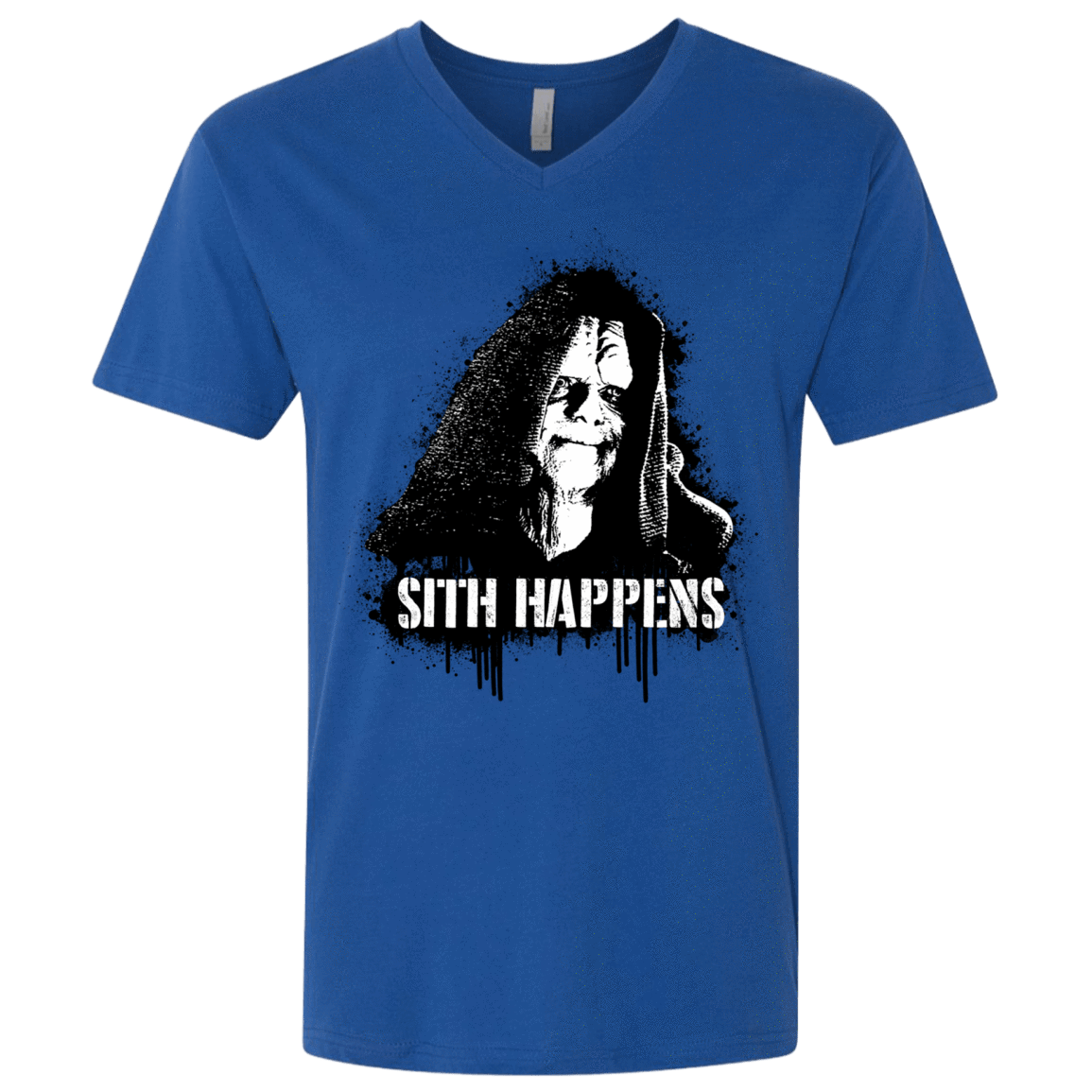 T-Shirts Royal / X-Small Sith Happens Men's Premium V-Neck