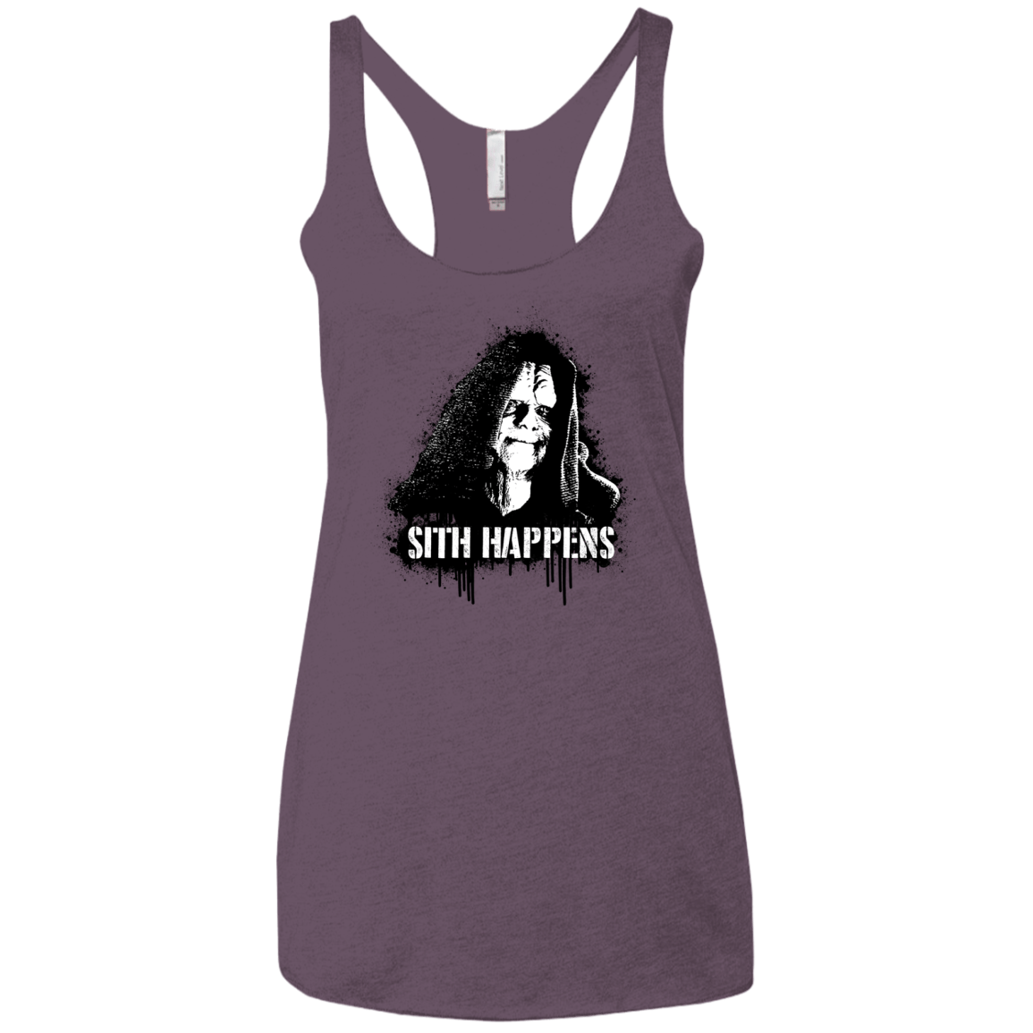 Sith Happens Women's Triblend Racerback Tank