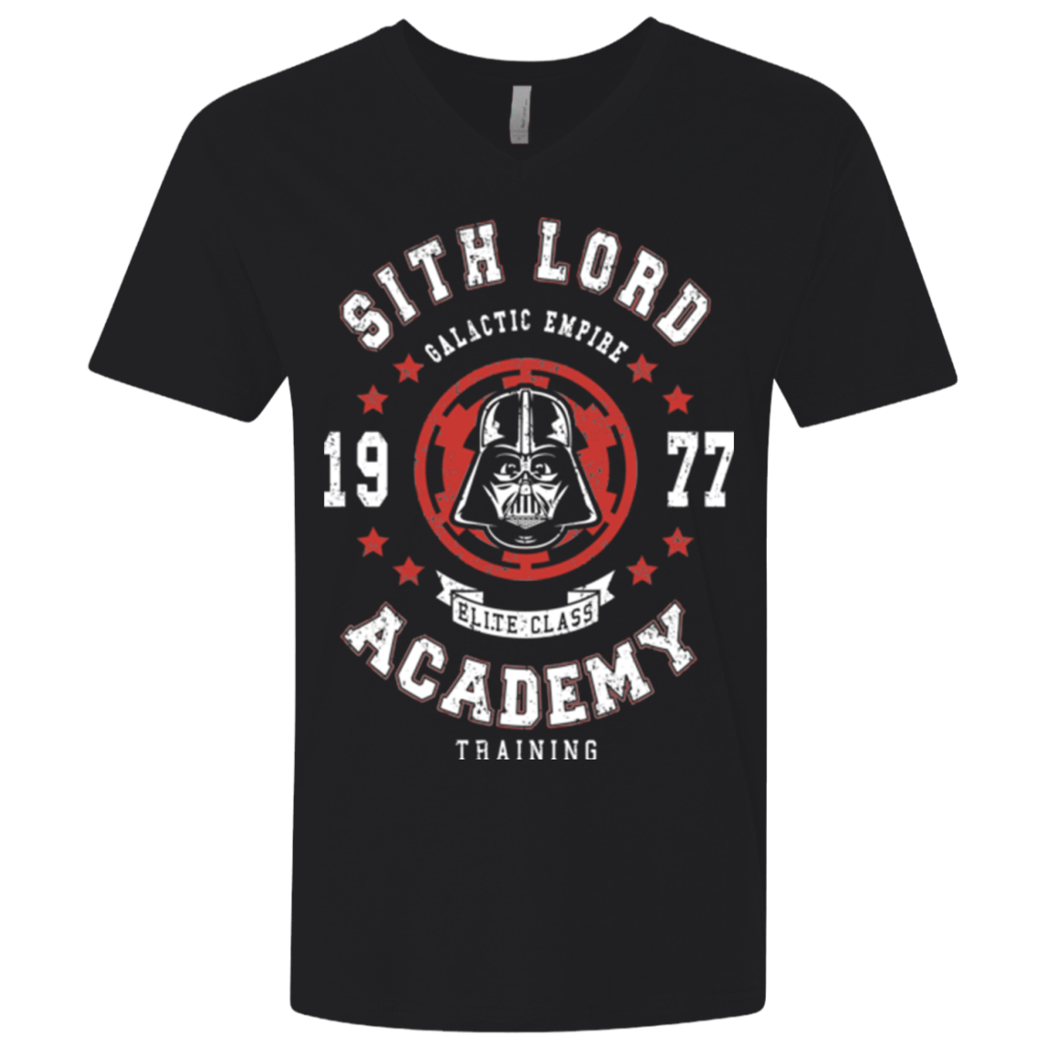 T-Shirts Black / X-Small Sith Lord Academy 77 Men's Premium V-Neck