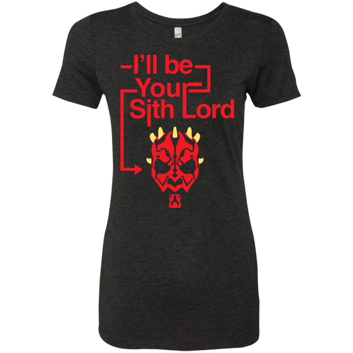 T-Shirts Vintage Black / Small Sith Lord Darth Maul Women's Triblend T-Shirt