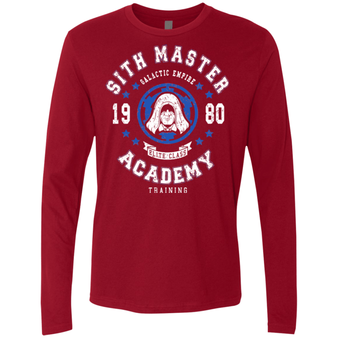 T-Shirts Cardinal / Small Sith Master Academy 80 Men's Premium Long Sleeve