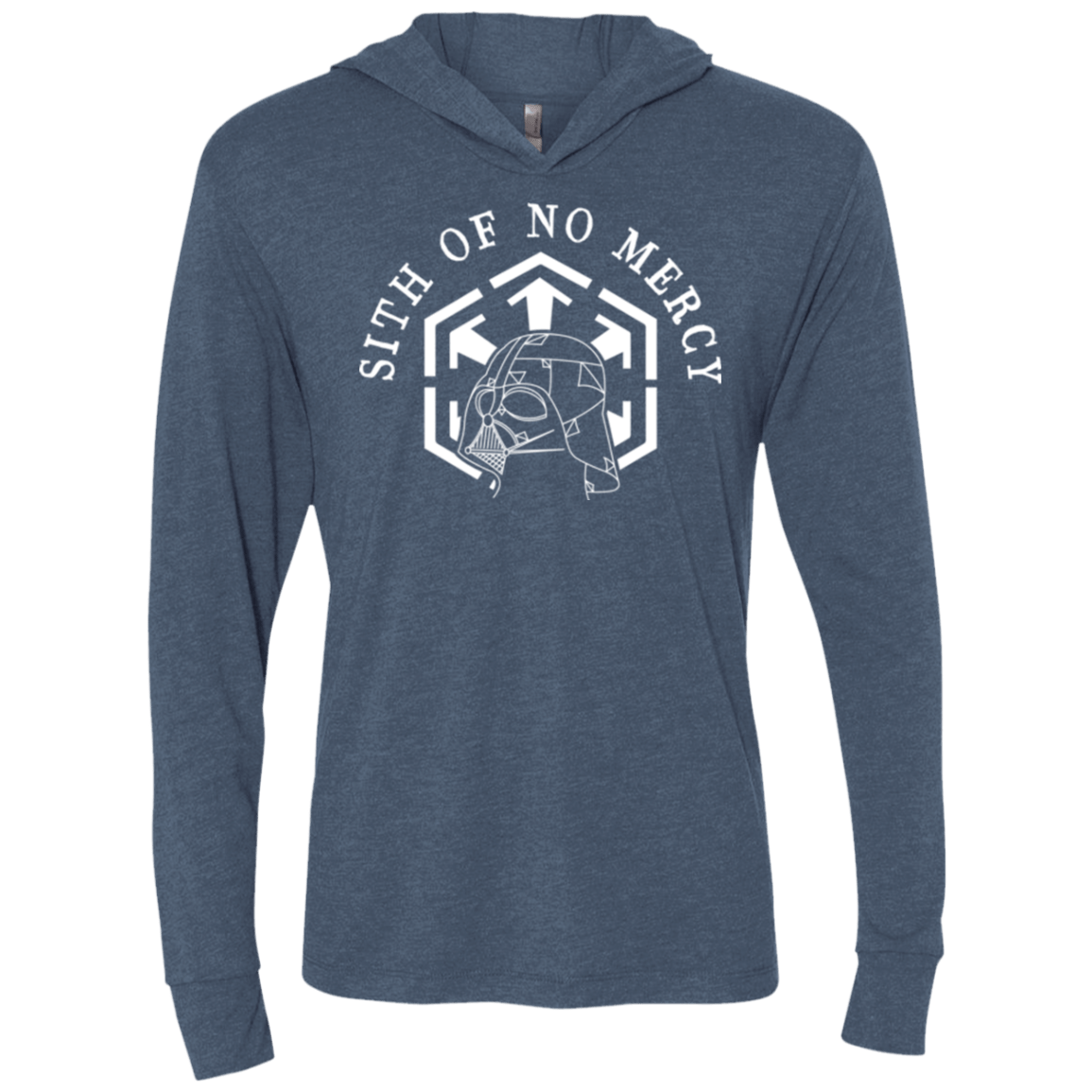 T-Shirts Indigo / X-Small SITH OF NO MERCY Triblend Long Sleeve Hoodie Tee