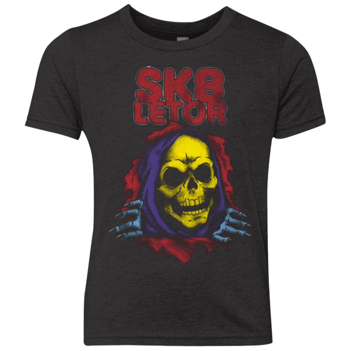 T-Shirts Vintage Black / YXS SK8LETOR Youth Triblend T-Shirt