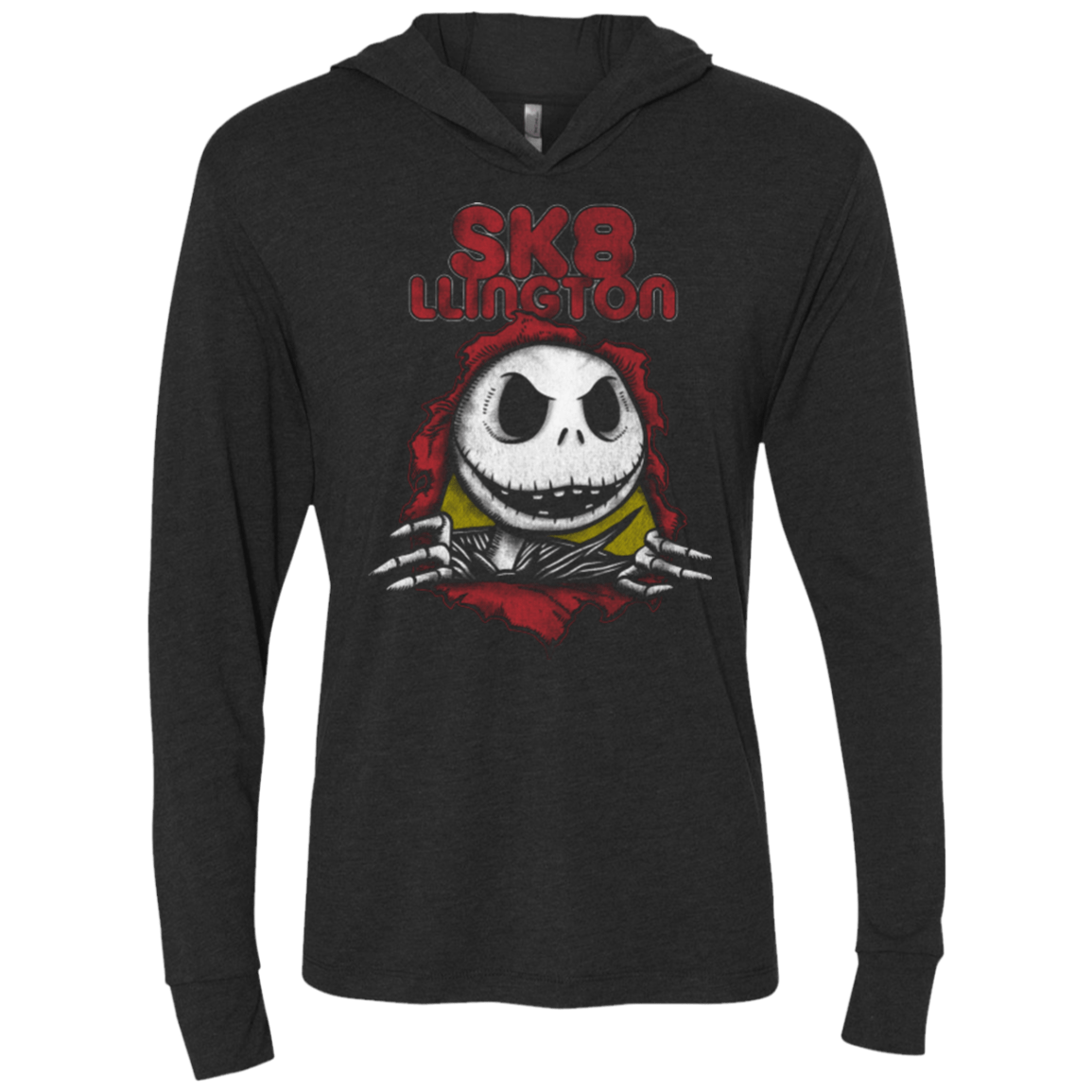 T-Shirts Vintage Black / X-Small SK8LLINGTON Triblend Long Sleeve Hoodie Tee