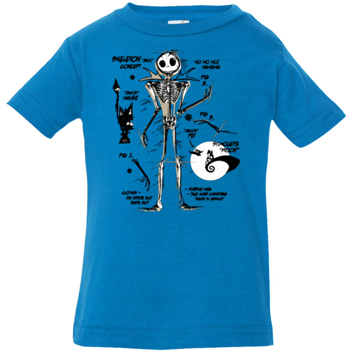 T-Shirts Cobalt / 6 Months Skeleton Concept Infant Premium T-Shirt