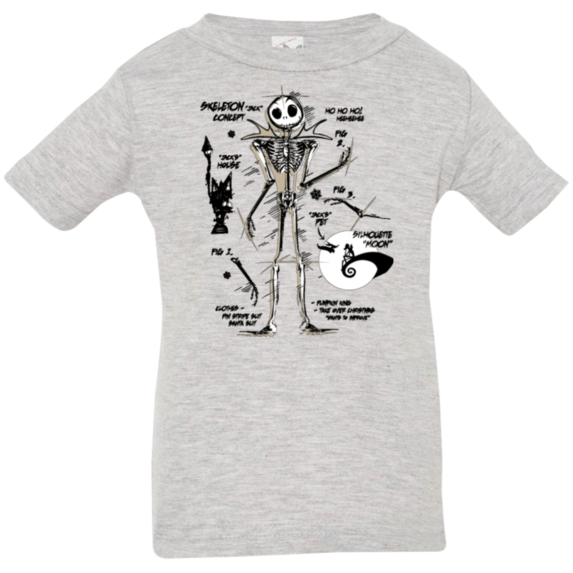 T-Shirts Heather / 6 Months Skeleton Concept Infant Premium T-Shirt