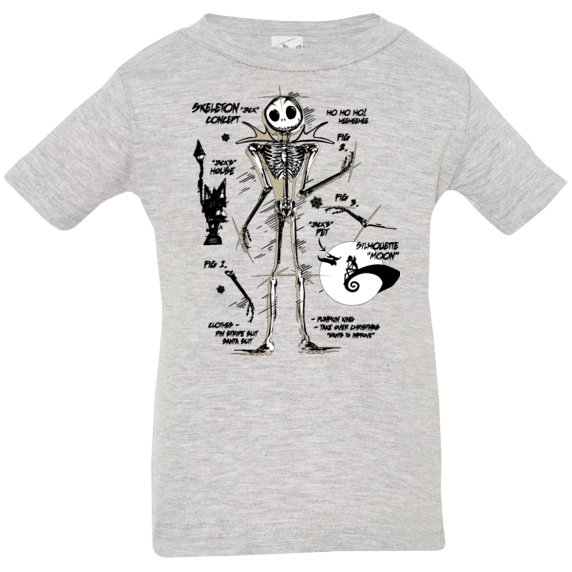 T-Shirts Heather / 6 Months Skeleton Concept Infant Premium T-Shirt