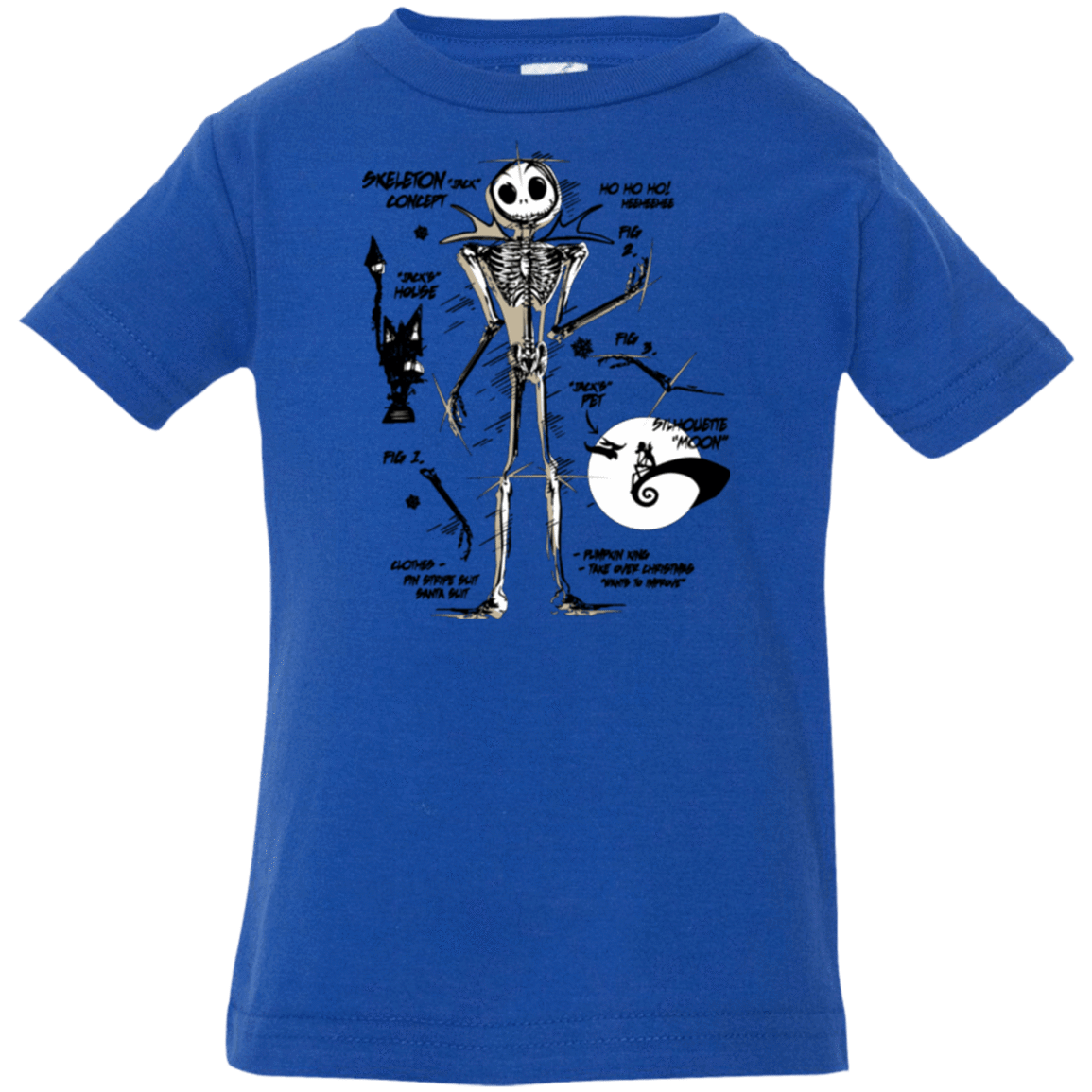 T-Shirts Royal / 6 Months Skeleton Concept Infant Premium T-Shirt