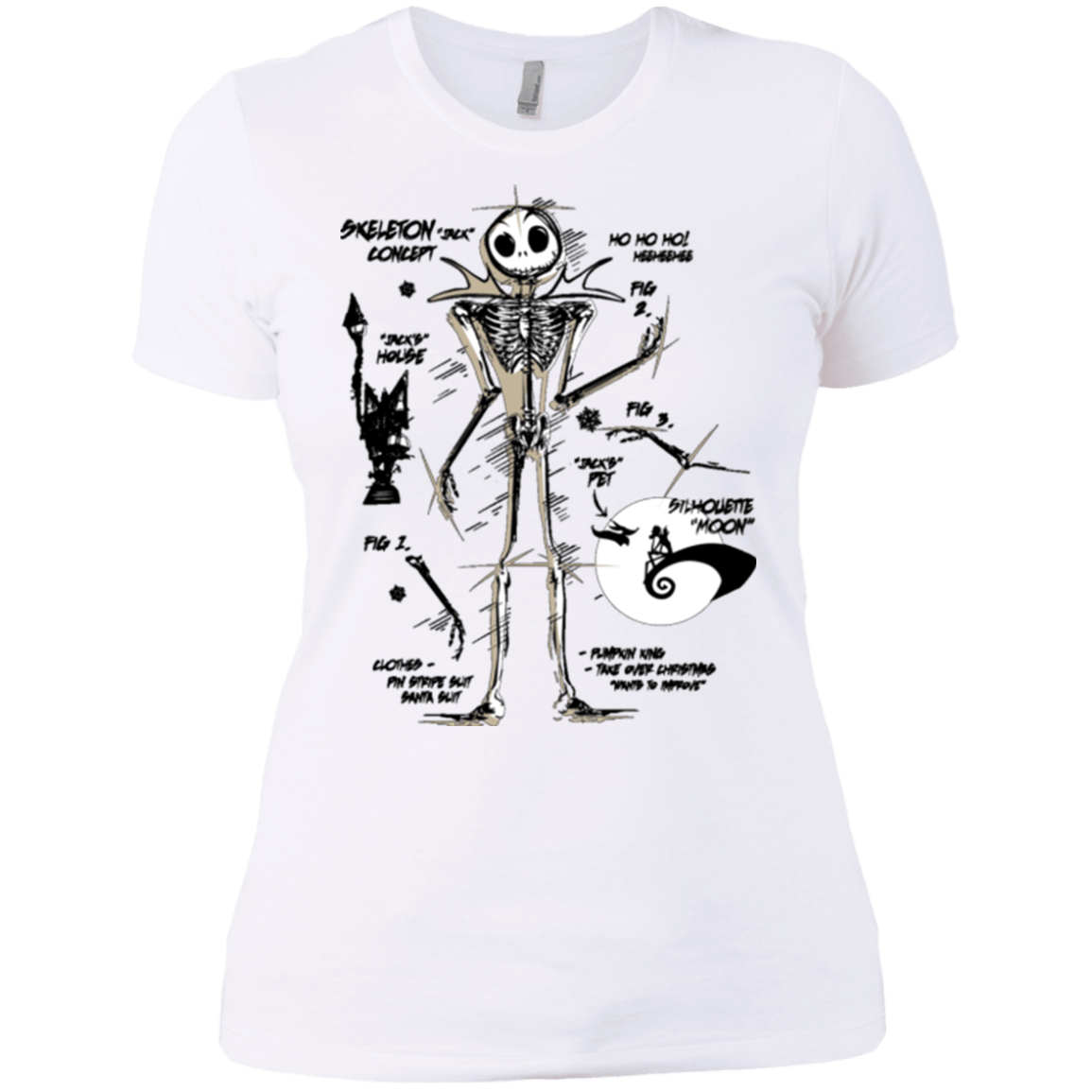 Skeleton Concept Women's Premium T-Shirt