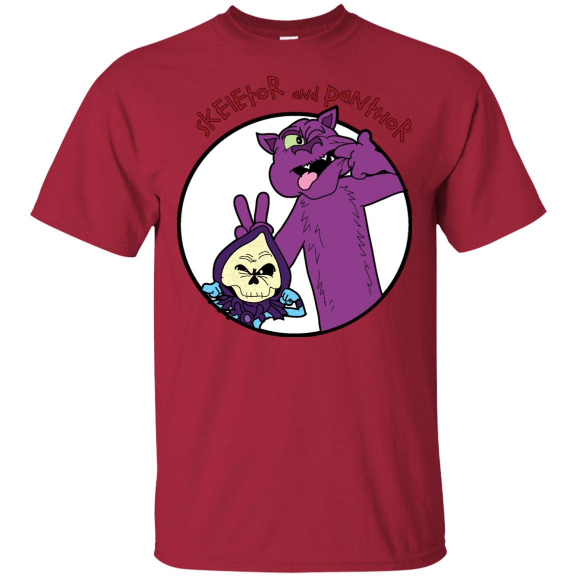 T-Shirts Cardinal / S Skeletor and Panthor T-Shirt
