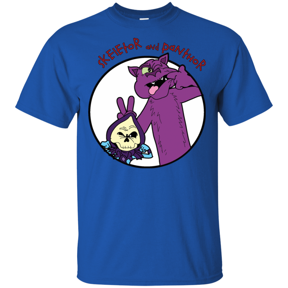 T-Shirts Royal / S Skeletor and Panthor T-Shirt
