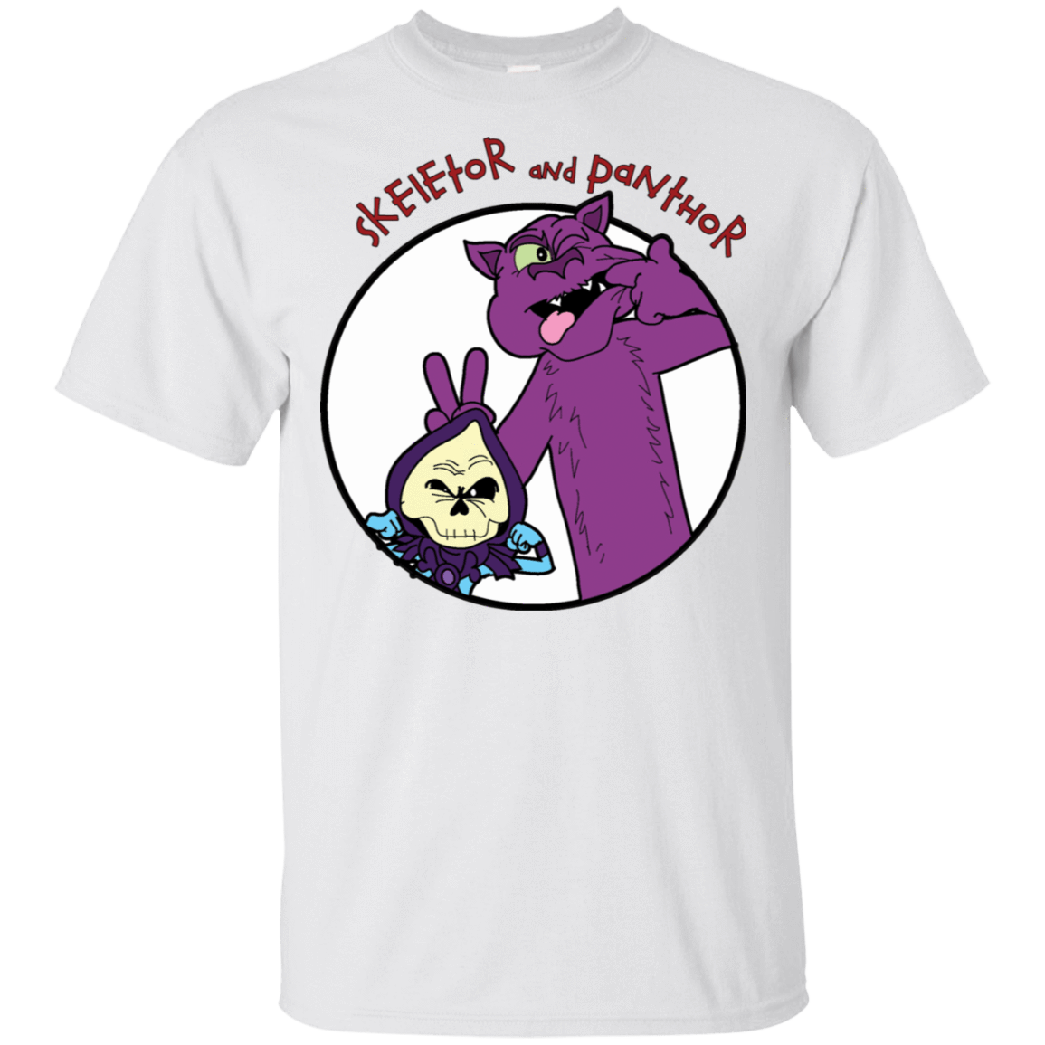 T-Shirts White / S Skeletor and Panthor T-Shirt