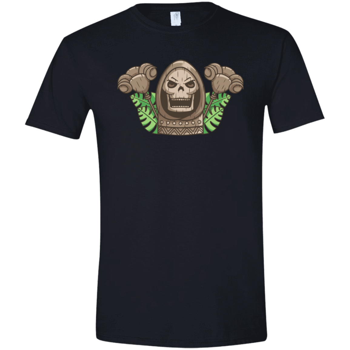 T-Shirts Black / X-Small Skeletor Tiki Men's Semi-Fitted Softstyle