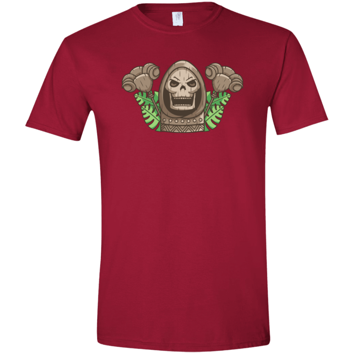 T-Shirts Cardinal Red / S Skeletor Tiki Men's Semi-Fitted Softstyle