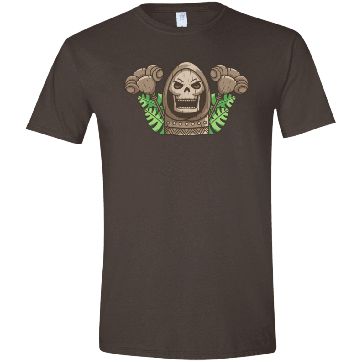 T-Shirts Dark Chocolate / S Skeletor Tiki Men's Semi-Fitted Softstyle